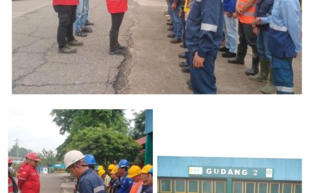 Minimalkan kecelakaan Kerja PLN NP UP Bukit Asam Budayakan safety  Briefing
