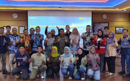 PLN Nusantara Power UP Bukit Asam  Gelar Sosialisasi Program BPJS Ketenagakerjaan