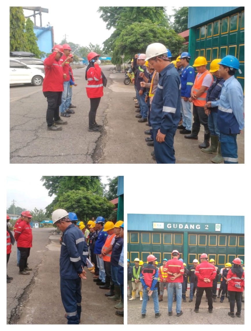 Minimalkan kecelakaan Kerja PLN NP UP Bukit Asam Budayakan safety  Briefing