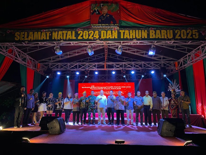 Bupati Ketapang Terpilih, Alexander Wilyo, Rayakan Natal dan Tahun Baru 2025 Bersama Warga Simpang Hulu