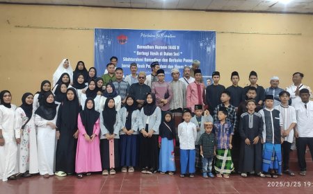 Kawan Jurnalis Gelar Buka Puasa Bersama Anak Panti Asuhan kaum Duafa