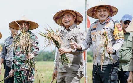 Bupati Alexander Wilyo dan Presiden Prabowo Apresiasi Kinerja Petani Ketapang di Panen Raya Virtual