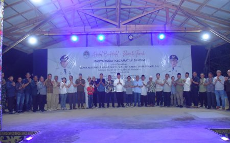 Bupati Ketapang Hadiri Halal Bihalal dan Malam Ramah Tamah di Sandai, Tegaskan Komitmen Pembangunan Berkeadilan
