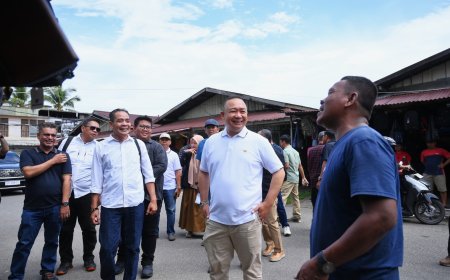 Alexander Wilyo Tinjau Pasar Baru, serta rangge sentap, Siapkan Revitalisasi Modern dan Berdaya Saing