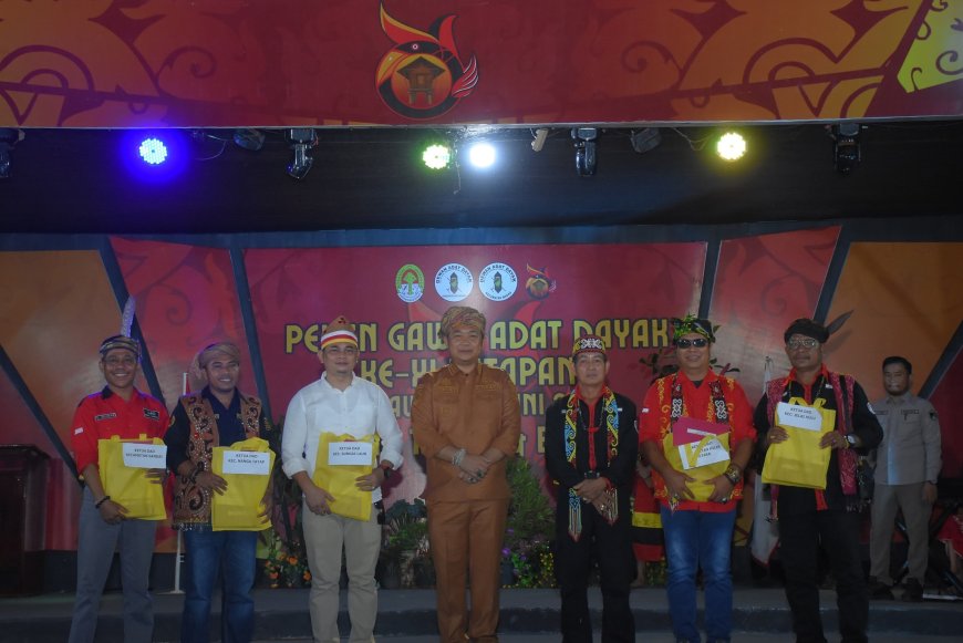 Bupati Ketapang Tegaskan Komitmen Lestarikan Budaya Dayak di Gawai Adat XI Marau