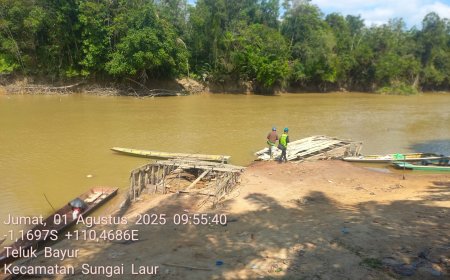 Masyarakat Adat Teluk Bayur Desak Penegakan Hukum Lingkungan ,  Air Sungai Tercemar Ancam Kehidupan Masyarakat Laur