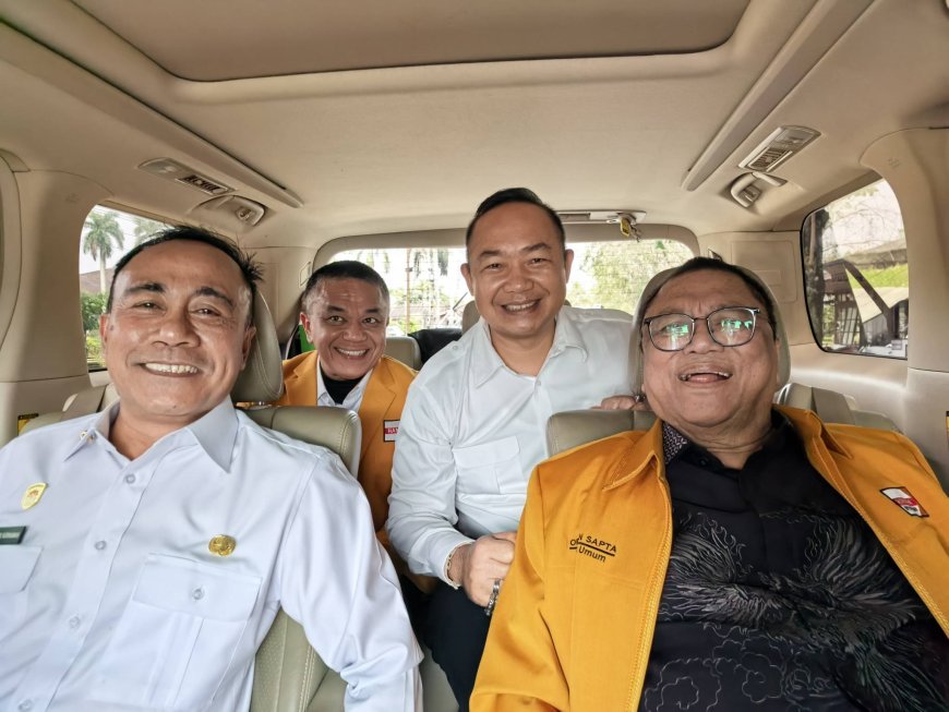 Jelang Pelantikan Pengurus Hanura Kalbar, Bupati Ketapang Perkuat Silaturahmi dengan OSO